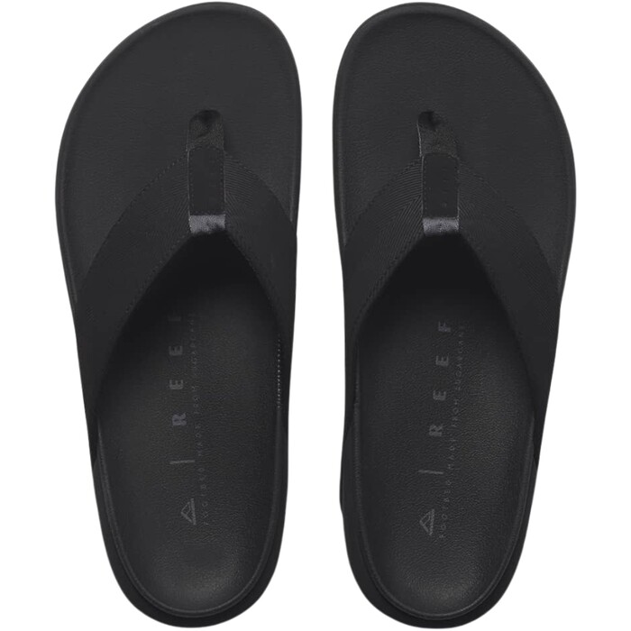 2024 Reef Mens The Raglan Flip Flop Sandal CJ3889 - Black / Gum